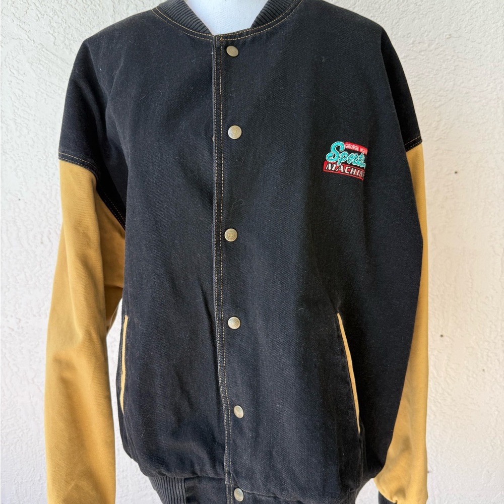 Rare Vintage George Michael Sports Machine Bomber Jacket  Coat Size XL